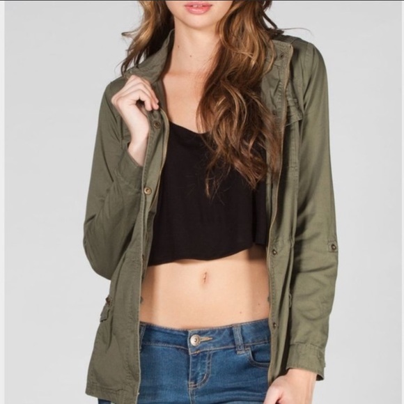 Full Tilt Jackets & Blazers - 🎉Host Pick - Full Tilt army green cargo jacket